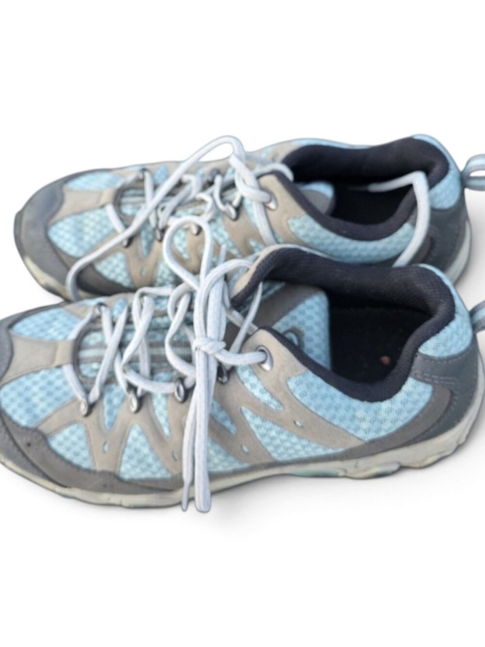 Oboz Luna Low Hiking Shoes Womens 10 Blue Gray Leather EU 41.5 - Picture 9 of 12
